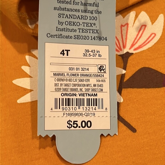 (4) Leggings Capri Leggings Size 4T NWT 🍒 - Picture 8 of 8